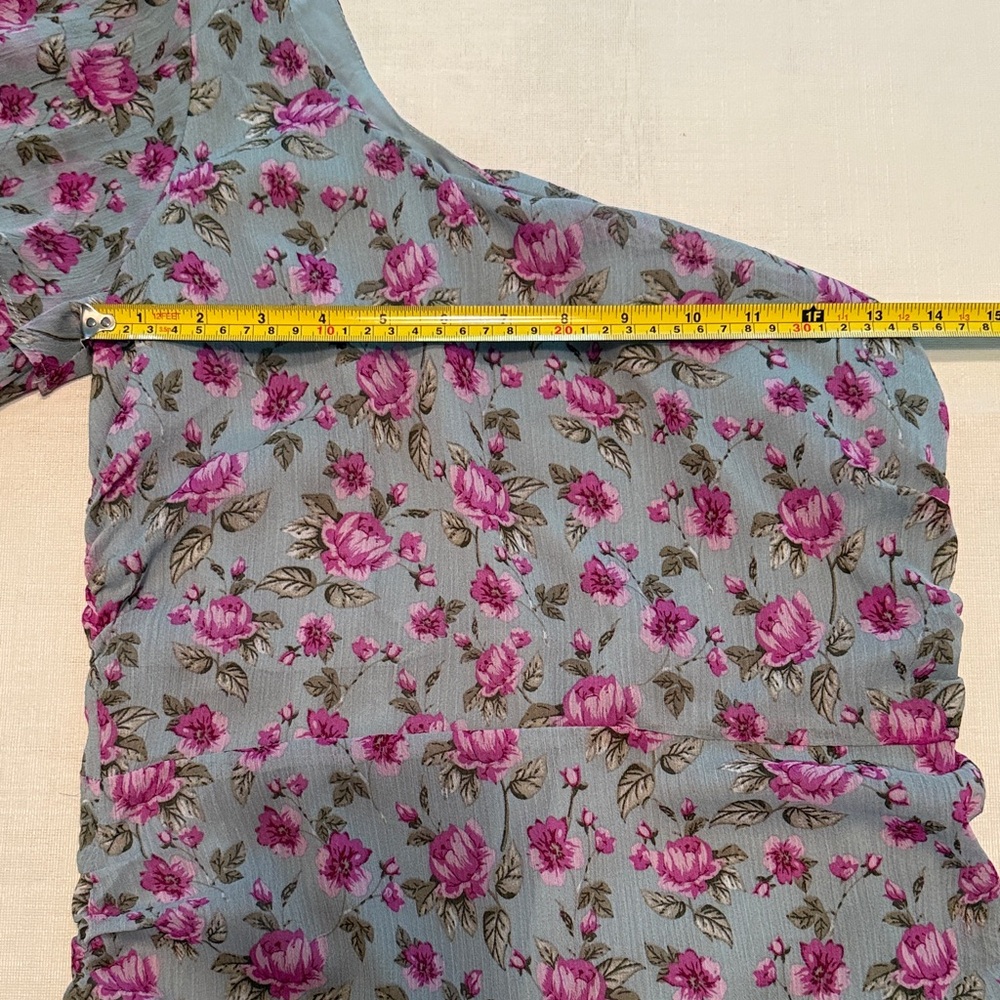 Astr Women's Pink Green One-Shoulder Asymmetrical Dress Size M - Picture 14 of 16